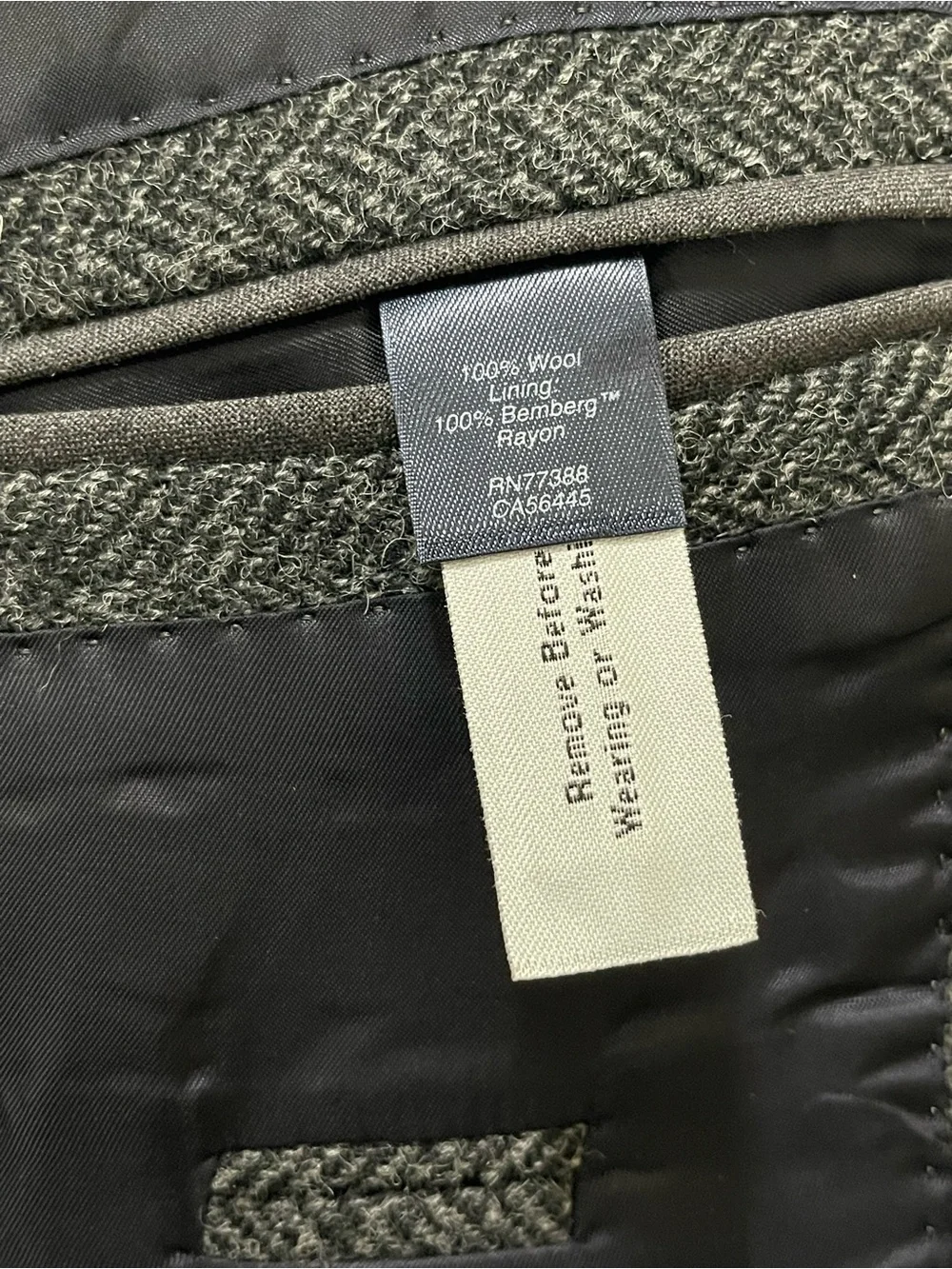 J Crew Charcoal Black Herringbone English Wool Ludlow Jacket Yorkshire Tweed 40R